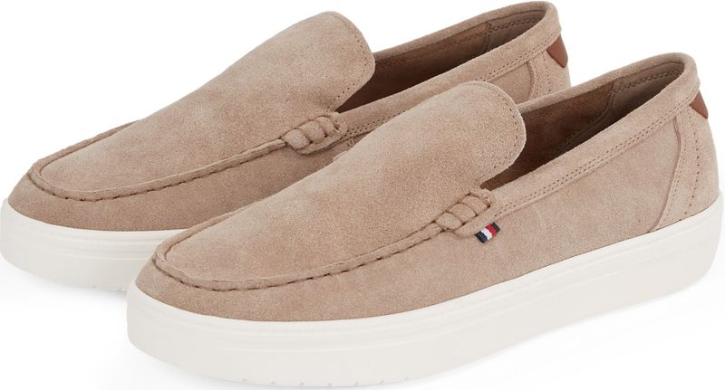 TOMMY HILFIGER Modern Light Hybrid Suede Loafer - Beige - Suède