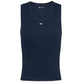 Tommy Jeans - TJW ESSENTIAL RIB TANK EXT - T-shirt - Blauw - Dames