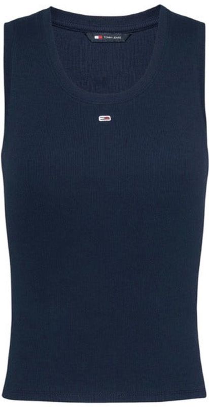 Tommy Jeans - TJW ESSENTIAL RIB TANK EXT - T-shirt - Blauw - Dames