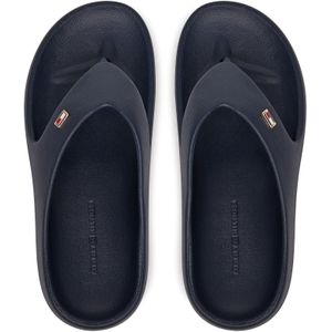 Tommy Hilfiger - TH Comfort Beach Sandal - Teenslippers - Donkerblauw - Comfortabele Dianette