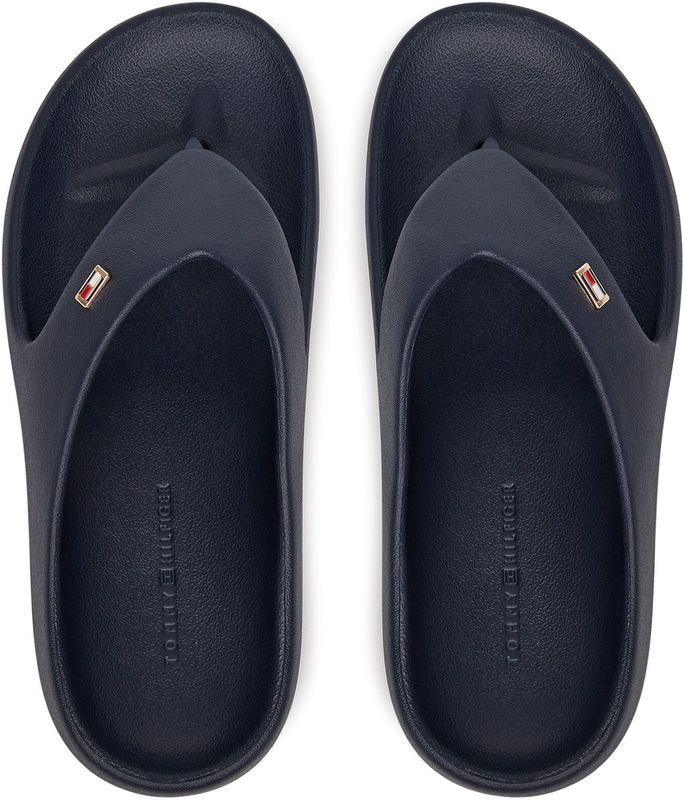 Tommy Hilfiger - TH Comfort Beach Sandal - Teenslippers - Donkerblauw - Comfortabele Dianette