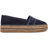 TOMMY HILFIGER - Fw0fw08543 - Espadrilles - Blauw - Raffia-Detail