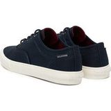 Tommy Hilfiger - TH HI VULC LOW OXFORD TWILL - Vrijetijdsschoen - Donkerblauw - Vetersluiting - Plateau