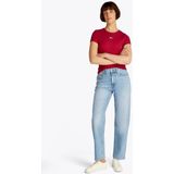 Tommy Jeans Dames LAYLA HR SLIM STR BI0112 Recht, Denim, 30W/28L, Denim (Denim Licht), 30W / 28L