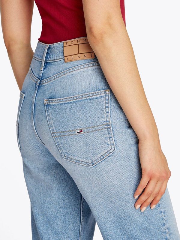 Tommy Jeans Dames LAYLA HR SLIM STR BI0112 Recht, Denim, 30W/28L, Denim (Denim Licht), 30W / 28L