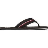 Tommy Hilfiger - CORPORATE HILFIGER BEACH SANDAL - Slippers - Zwart - Dianette