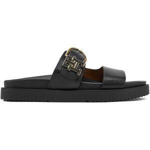 Tommy Hilfiger - Leren Sandalen - Effen - Echt Leder - Antislipzool