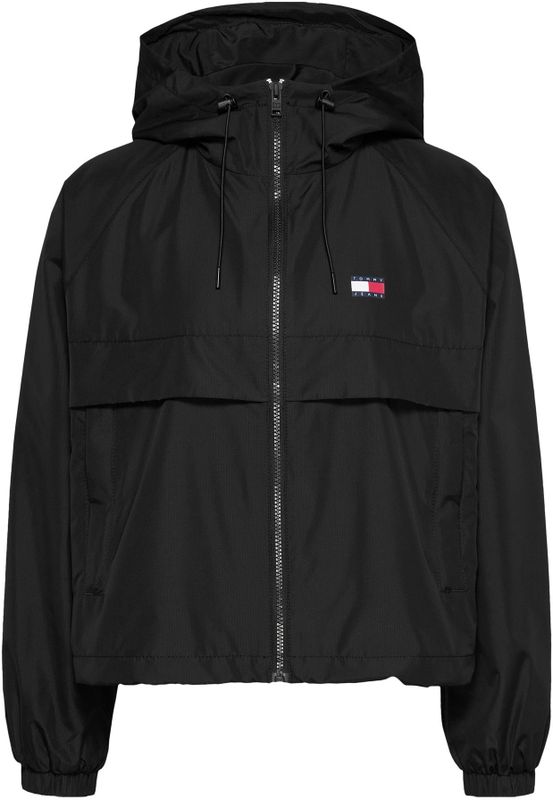 Tommy Hilfiger - Dw0dw20672 Jas - Damesjack - Zwart - Duurzaam Materiaal