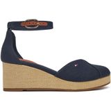 Espadrilles - Effen - Textiel - Ronde Neus - Sleehak - Met Plateau