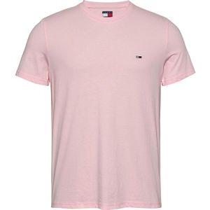 Tommy Jeans - Xslim Jaspe HTR Tee - T-shirt - Roze - Katoen