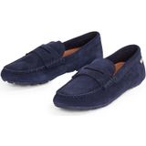 Tommy Hilfiger Slipper "FLAG SOFT SUEDE DRIVER LOAFER", Schlupfschuh, Bequemschuh, Mokassin, Flats mit modischen Zierriegel