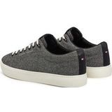 TOMMY HILFIGER - TH HI VULC LOW CORE - Sneakers - Zwart - 100% Linnen