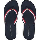 Tommy Hilfiger - Th Corporate Wedge - Damessandalen - Ruimte Blauw - Hoogwaardig Materiaal