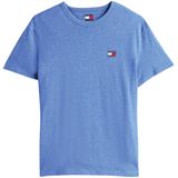 Tommy Jeans - Korte Mouwen T-shirt - Casual - Wit - 100% Regeneratief Katoen