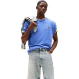 Tommy Jeans - Korte Mouwen T-shirt - Casual - Wit - 100% Regeneratief Katoen