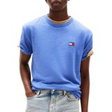 Tommy Jeans - Korte Mouwen T-shirt - Casual - Wit - 100% Regeneratief Katoen