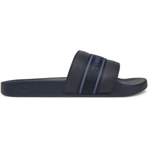 Tommy Hilfiger - Badslippers - Effen - Riempje met Label - Plat