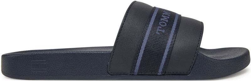 Tommy Hilfiger - Badslippers - Effen - Riempje met Label - Plat