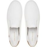 Tommy Hilfiger - VULC CANVAS - Slip-on Sneakers - Wit/Goudkleur - Canvas