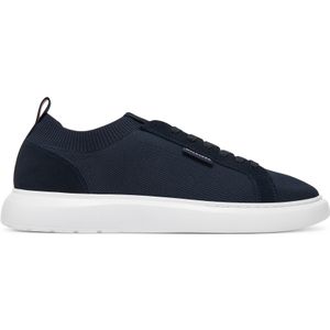 Tommy Hilfiger - LIGHT CUPSOLE KNIT SEASONAL - Sneakers - Donkerblauw - Textiel