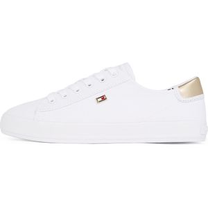 Sneakers Tommy Hilfiger Vulc Canvas Lace Up Sneaker FW0FW08647 Weiß