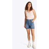 Tommy Jeans - Mom Fit - Korte Broeken - Denim Medium - Stretchkatoen