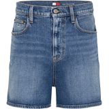Tommy Jeans - Mom Fit - Korte Broeken - Denim Medium - Stretchkatoen