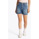 Tommy Jeans - Mom Fit - Korte Broeken - Denim Medium - Stretchkatoen