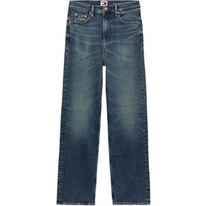 Tommy Jeans Dames LAYLA HR SLIM STR BI5154 Recht, Denim, 34W/28L, Denim (Denim Dark), 34W / 28L