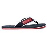 Tommy Hilfiger - Patch Beach Sandal - Heren - Blauw - Polyester