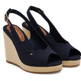 Tommy Hilfiger - Espadrilles - Zwart - Gerecycled Katoen