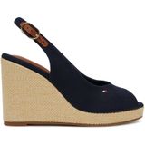 Tommy Hilfiger - Espadrilles - Zwart - Gerecycled Katoen