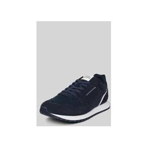 Tommy Hilfiger - Sneakers - Blauw - Suède