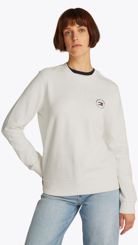 Tommy Jeans - Trui - Ronde Hals - Normale Pasvorm - 100% Regeneratief Katoen