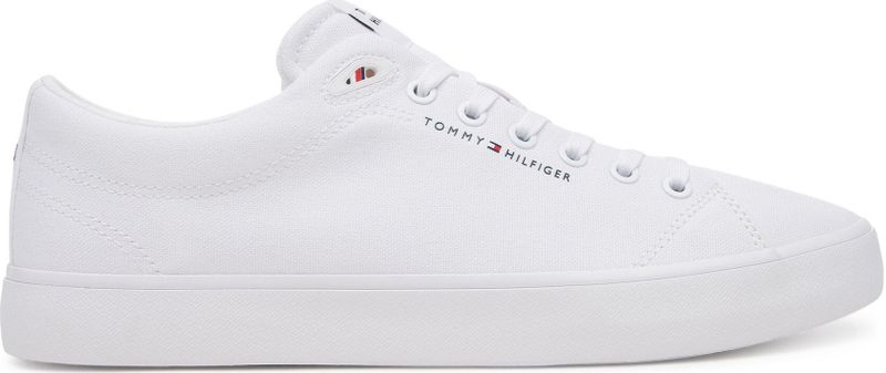 Tommy Hilfiger - Lage Top Sneakers - Wit - Katoen - Canvas