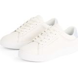Tommy Hilfiger - Sneakers - Wit - Leer - Low-top Model met Veters