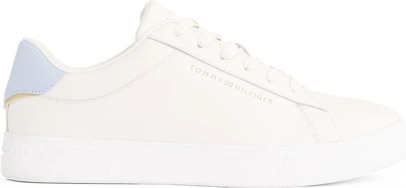 Tommy Hilfiger - Sneakers - Wit - Leer - Low-top Model met Veters