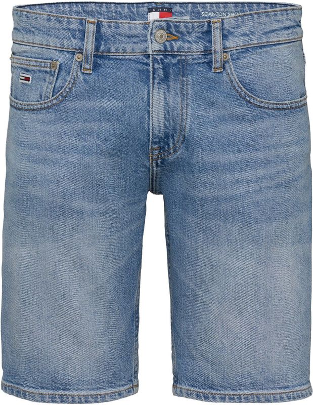 Tommy Jeans, Heren, Korte broeken, Blauw, Maat: W28 Katoen,