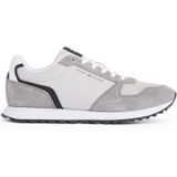 Grijze Veterschoenen - Vrijetijdsschoen - Plateau Hak - Rond Neus