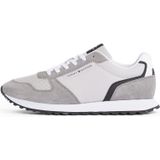 Grijze Veterschoenen - Vrijetijdsschoen - Plateau Hak - Rond Neus