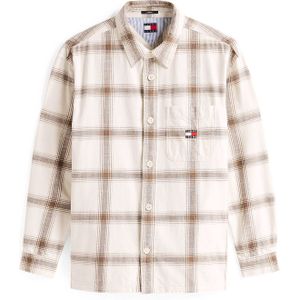 Tommy Jeans - Overshirt - Wit - 100% Biologisch Katoen