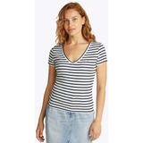 Tommy Jeans - Dw0dw17385 - T-shirt - V-hals - Korte Mouwen