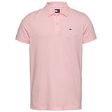 Tommy Jeans - TJM SLIM PLACKET POLO EXT DM0DM20676/TH3 - Poloshirt - Roze - 100% Biologisch Katoen