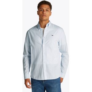 TOMMY JEANS Heren L/S Shirt, blauw (zoete blauw), S