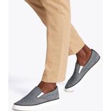 Tommy Hilfiger - TH Hi Vulc Low Slip On - Instappers - Blue Desert Sky - 100% Linnen