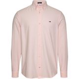 Tommy Jeans - DM0DM21298 Overhemd - Roze - Katoen - Lange Mouwen