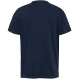 Tommy Hilfiger - T-shirt - Zwart - 95% Regeneratief Katoen