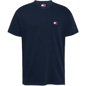 Tommy Hilfiger - T-shirt - Zwart - 95% Regeneratief Katoen