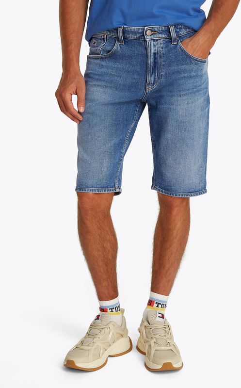Tommy Jeans - Ronnie - Bermuda - Blauw - Katoen - Comfortabele Zomershorts