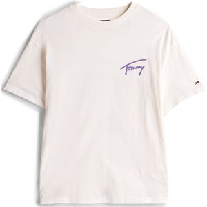 Tommy Jeans - TJM RLX Faded Graphic TEE - T-shirt - Wit - Katoen